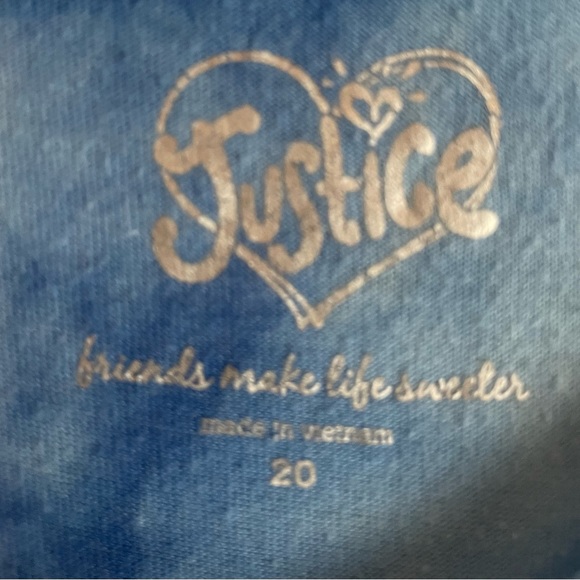 Bundle of 2-Justice Girls Size 20 long sleeve - Picture 5 of 5
